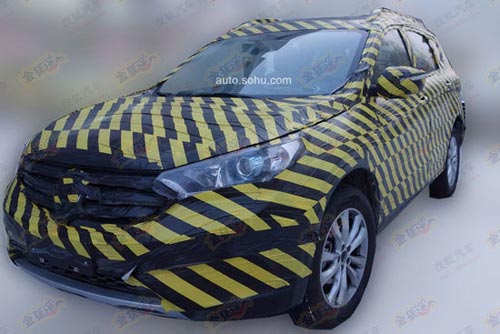 東風風神全新SUV車型諜照