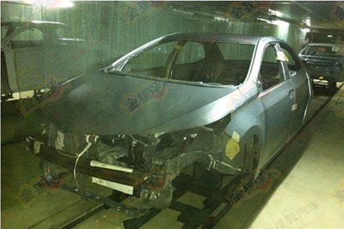 國產卡羅拉白車身