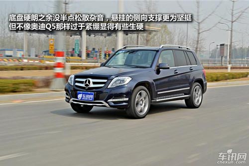 車訊網(wǎng)測試奔馳GLK300 外形優(yōu)雅的硬派小生