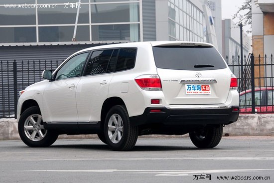 豐田漢蘭達全系優惠1萬元 店內現車充足