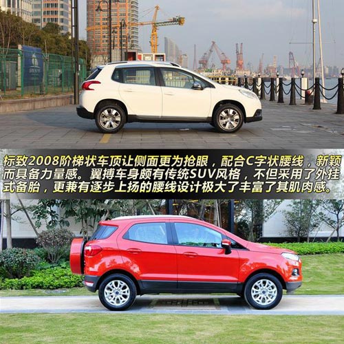 標(biāo)致2008對比福特翼搏 10萬元小型SUV大比拼
