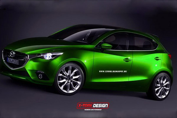 全新一代馬自達(dá)2假想圖 全新一代馬自達(dá)2假想圖