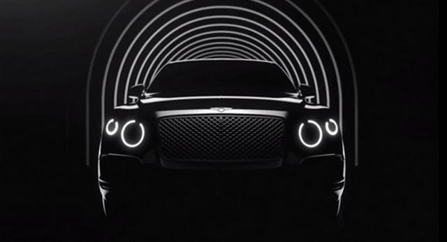 賓利全新SUV官方預(yù)告圖發(fā)布 2016年問世