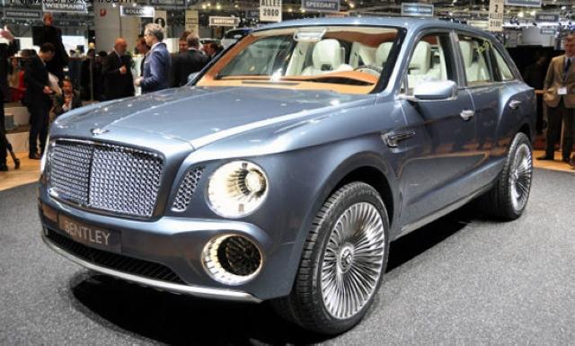 賓利全新SUV官方預(yù)告圖發(fā)布 2016年問世