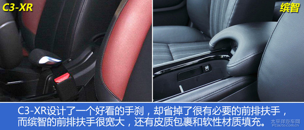 雪鐵龍C3-XR對比本田繽智